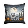 Caroline's Treasures DAC2071PW1818 Old English Sheepdog Spooky Halloween Fabric Decorative Pillow Machine Washable, Indoor Outdoor Decorative Pillow for Couch, Bed or Patio, 18Hx18W view 1