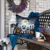 Caroline's Treasures DAC2071PW1818 Old English Sheepdog Spooky Halloween Fabric Decorative Pillow Machine Washable, Indoor Outdoor Decorative Pillow for Couch, Bed or Patio, 18Hx18W view 4