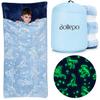 Glowing Bundle! Blue Canopy + Kids Dinosaur Sleeping Bag for Boys view 3