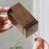 CRAFT KITTIES Toothpick Holder Dispenser,Walnut Toothpick Holder Container,Home Kitchen Restaurant Gift for Friend Family Wood Decoration(No toothpick) view 2
