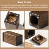 CRAFT KITTIES Toothpick Holder Dispenser,Walnut Toothpick Holder Container,Home Kitchen Restaurant Gift for Friend Family Wood Decoration(No toothpick) view 4