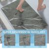Petgrow Earth Bath Rug Quick Dry Bathroom Runner Rug Absorbent Stain Resistant 2FTX8FT,Non-Slip Long Bath Rug Runner Carpet Door Mat for Hallway Floor Entryway Laundry,Easy to Clean/Custom SizeGrey view 3