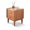 Modern Nightstand Household Creative Square with Double Drawer Bedside Table Living Room Sofa Side Table Bedroom Storage Side Cabinet Bedside Table for Bedroom view 1
