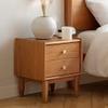 Modern Nightstand Household Creative Square with Double Drawer Bedside Table Living Room Sofa Side Table Bedroom Storage Side Cabinet Bedside Table for Bedroom view 4