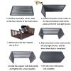 Air conditioner fence for outside units,mini split covers for outside units, Air Conditioner Privacy Fence Decorative Screen, sturdy and durable, noise reduction, suitable for gardens, balconies,walls view 3