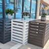 Air conditioner fence for outside units,mini split covers for outside units, Air Conditioner Privacy Fence Decorative Screen, sturdy and durable, noise reduction, suitable for gardens, balconies,walls view 4