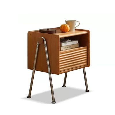 Modern Nightstand Home Creative Bedside Table Retro Bedside Storage Cabinet Bedroom Storage Cabinet Living Room Sofa Side Table Bedside Table for Bedroom