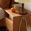 Modern Nightstand Home Creative Bedside Table Retro Bedside Storage Cabinet Bedroom Storage Cabinet Living Room Sofa Side Table Bedside Table for Bedroom view 4