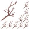 ABOOFAN 10pcs Faux Antler Branches for Craft Decor Twig Stems for Christmas Tree Wedding and Home Decoration Versatile Fake Branches for Unique Floral Arrangements view 1