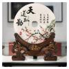 Sculpture Tabletop Ornaments of Safety Button Sculpture, Natural Jade Stone Ping Ping Buckle Furnishing Wine Cabinet Decoration, Crafts Safe Buckle Furnishing Cabinet Decoration Ping Ornaments,Natural view 4