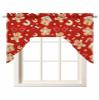 Chic D Christmas Gingerbread Man Swag Valance Curtains for Kitchen, Candy Cane Curtain Valances Rod Pocket Window Curtain, Thermal Insulated Washable Swag Kitchen Curtains 56"x36" view 1