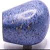 3.3" 255g Rich Blue Dumoritierite w/Quartz Inclusions Freeform Polished Natural Orbicular Orbs Gemstone Crystal Mineral Specimen - Peru view 3