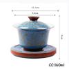 160ml Jingdezhen Cover Bowl Handmade Ceramic Gaiwan Kung Fu Tea Cup Tea Set view 2
