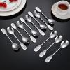12 Pieces Stainless Steel 16.8cm/6.6 Inch Zodiac Spoon Creative Spoon Cute Cartoon Tableware Coffee Ice Cream Dessert Spoon Tea Spoon (Chicken) view 2