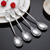 12 Pieces Stainless Steel 16.8cm/6.6 Inch Zodiac Spoon Creative Spoon Cute Cartoon Tableware Coffee Ice Cream Dessert Spoon Tea Spoon (Chicken) view 3