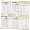 Abaodam 10pcs Bridal Shower Game Cards for Bachelorette Party Fun Engagement Activities Props for Wedding Celebrations view 1