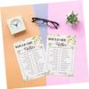 Abaodam 10pcs Bridal Shower Game Cards for Bachelorette Party Fun Engagement Activities Props for Wedding Celebrations view 2