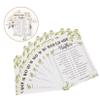 Abaodam 10pcs Bridal Shower Game Cards for Bachelorette Party Fun Engagement Activities Props for Wedding Celebrations view 4