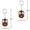 iMagitek 24 Pack Owl Keychains Keyrings Party Favors for Owl Party Supplies, Woodland Party Favors, Birthday Party Gifts, Baby Shower Return Gifts view 2