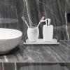 Alipis Sponge Holder Organizer for Kitchen Sink Fast-drying Rack for Bathroom Countertop Storage Space-saving Design for Neat Organization Suitable for Home Kitchen view 2