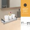 Alipis Sponge Holder Organizer for Kitchen Sink Fast-drying Rack for Bathroom Countertop Storage Space-saving Design for Neat Organization Suitable for Home Kitchen view 3