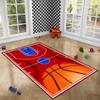 Basketball Rug for Boys Bedroom - Basketball Court Rug Sport Area Rugs Carpet for Kids Printed Basketball Court Decor Floor Mats, 3x4 Feet view 3
