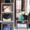 4 Packs Clear Plastic Handbag Storage Organizer for Closet, Large Acrylic Display Box forPurse and Handbag, Stackable Storage Boxes Bag Organizer with Magnetic Door for Purse Clutch Wallet Book view 4