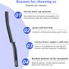 GEPAS 3pcs Black Crevice Cleaning Brush, Efficient for Cleaning Gaps, Grooves, Tiles, Faucets, Suitable for Kitchen, Windows, Sliding Rails, Ovens view 2