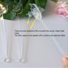 20pcs of Halloween Drink Stirrer,Acrylic Pumpkin Cocktail Stirrer,Halloween Party Decor,Halloween Dcor (Clear) view 2