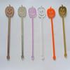 20pcs of Halloween Drink Stirrer,Acrylic Pumpkin Cocktail Stirrer,Halloween Party Decor,Halloween Dcor (Clear) view 4