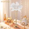 NUPTIO 10 Pcs Wedding Vase & 10 Pcs Artificial Flowers Set for Wedding Centerpieces for Tables view 3