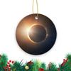 Christmas Ornament Xmas Tree Christmas Halloween Decor for PartySolar Eclipse view 1