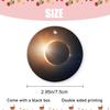 Christmas Ornament Xmas Tree Christmas Halloween Decor for PartySolar Eclipse view 2