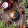 Christmas Ornament Xmas Tree Christmas Halloween Decor for PartySolar Eclipse view 4