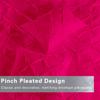 Full Size Pinch Pleated Duvet Cover Set Hot Pink 600 TC Zipper Closure Egyptian Cotton 1 Piece Duvet Cover Pintuck Beddding Sets view 2