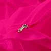 Full Size Pinch Pleated Duvet Cover Set Hot Pink 600 TC Zipper Closure Egyptian Cotton 1 Piece Duvet Cover Pintuck Beddding Sets view 3