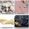 Bed Gap Filler Pillow Double Single King Size Thick Bed Wall Gap Filler, Custom Size Mattress Extender Block Cotton Linen Headboard Cushion Bed Wedge, Washable Bed Gap Filler Side(170x5x5cm,Beige) view 4