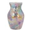 Mosaic Glass Vase, European Style Shiny Exquisite Decorative Vase, Decorative Flower Vase for Bedroom Living Room Kitchen Office Wedding view 1