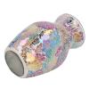 Mosaic Glass Vase, European Style Shiny Exquisite Decorative Vase, Decorative Flower Vase for Bedroom Living Room Kitchen Office Wedding view 3