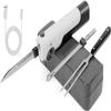 TUMIDY Cordless Electric Knife Rechargeable, Electric Carving Knife for Carving Meats, Poultry, Bread, Crafting Foam, Serving Fork Included view 1