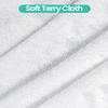 39x75 Twin Waterproof Mattress Protector Fits 9-12" Deep, Zippered Mattress Encasement Cover, WINKAURA Premium Washable Terry Top Fabric Mattress Pad Cover view 2