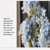 ESRADA Artificial Light Blue Extended Lilac Tree, Jacaranda Tree, False Cross, Cherry Blossom Restaurant, Hotel Lobby Mall Display Home Decoration R1-1.5mx1.2m view 2