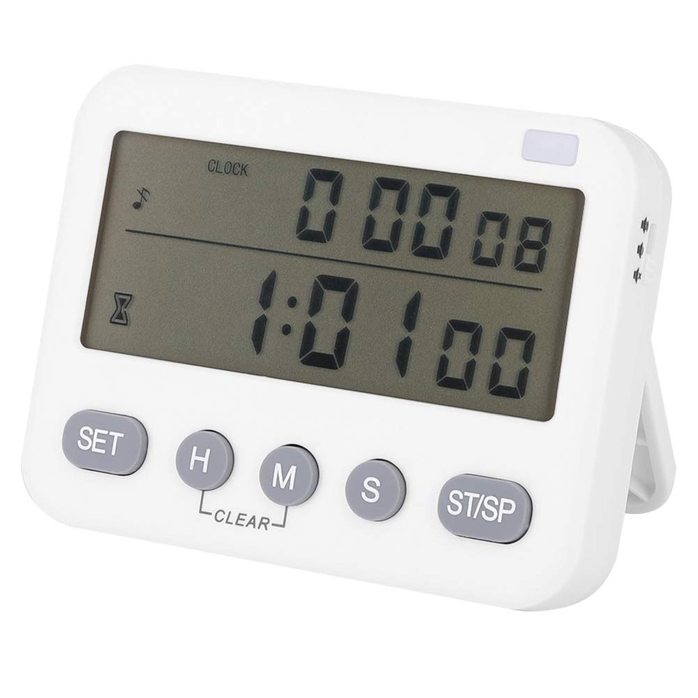 Pilipane Timer Wordless Vibration Alarm Clock Reminder Timepiece, Household Kitchen Cooking, Timer Cooking Reminder Kitchen Cooking Reminder Cooking Alarm Clock