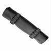 Angus Stoke Buffalo Leather Knife Roll Bag for Chef`s - Knife Roll Case with zipper  knives storage Alfons (Black) view 4