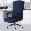 Elastic Computer Chair Cover with Durable Zipper - Protective Removable Washable Universal Office Desk Chair Seat Slip Cover for Dogs, Cats, Pets - Stretchy Soft Anti-dust Desk Chair Seat Protector view 1
