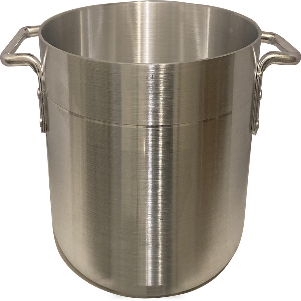 10 qt Aluminum Stock Pot Set, Fry Pot, Heavy-Duty 2.5 Gallons Kettle Cookware for Boiling