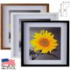Picture Frame Set of 4. 2-3/16" Polystyrene Shadow Box Walnut 11x16 Wholesaleartsframes-com 2880 Series Made in USA view 2