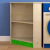 Classroom Essentials Commercial Grade Wooden Kid's Two Tier Corner Kitchen Cabinet view 3