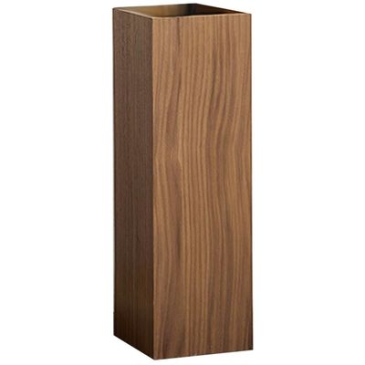 HOMSFOU Umbrella Stand Rack Wooden Square Umbrella Holder Standing Umbrella Storage Organizer Bin Indoor Umbrella Bucket Canes Walking Sticks Rack for Home Entryway Office Hotel