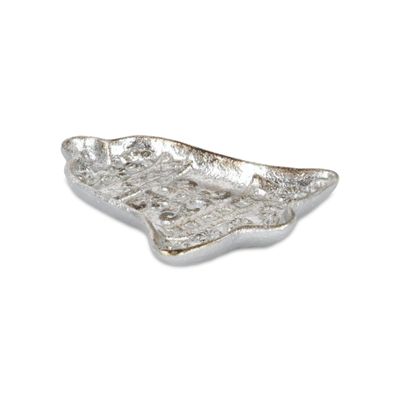 Christmas Bell Cast Silver Gold Catchall Tray